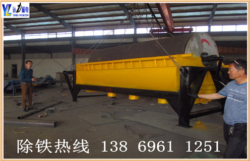 干式永磁磁选机，新疆干式永磁磁选机_远力新疆干式永磁磁选机生产厂家的结构磁场分布图 